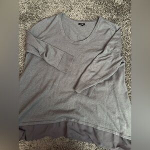 Apt. 9 Metallic Gray Sweater